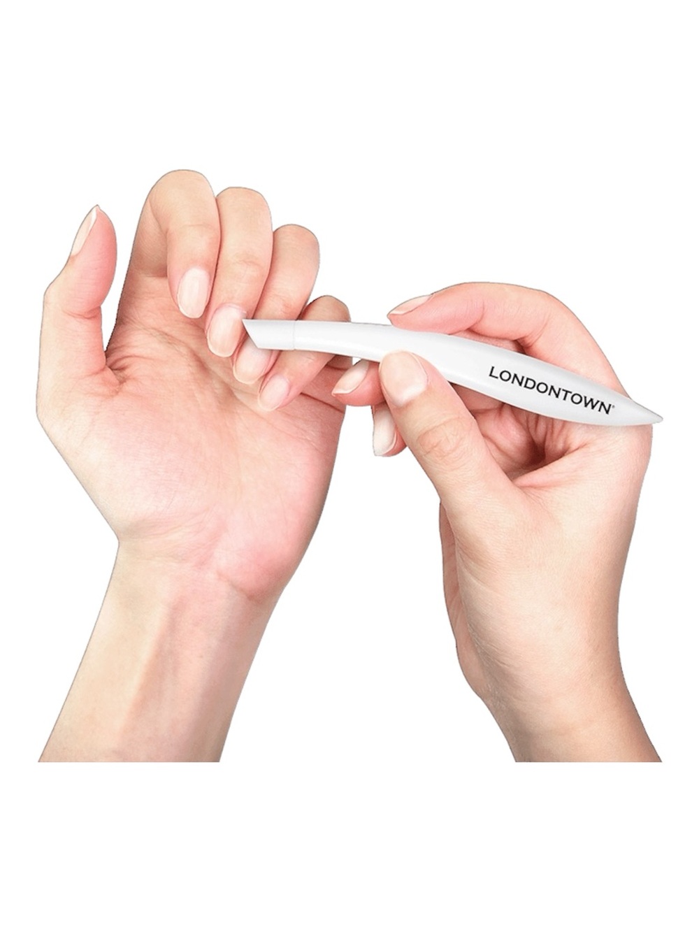 Londontown Inc. Cuticle Pusher White Black